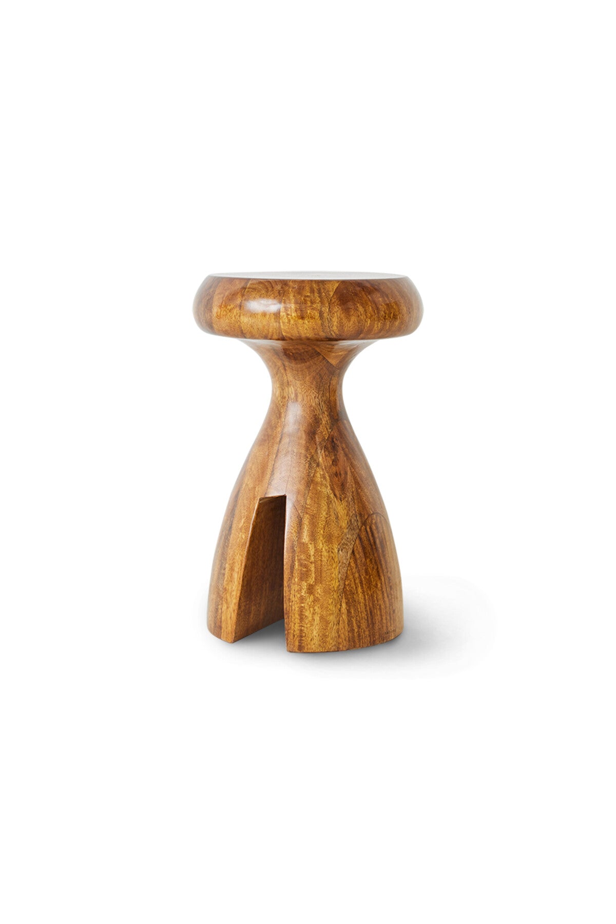 Wooden stool chestnut